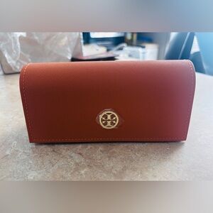 Tory Burch NWOT Burnt Orange Sunglasses Case